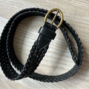Buck Mason Braided Leather D Ring Belt
